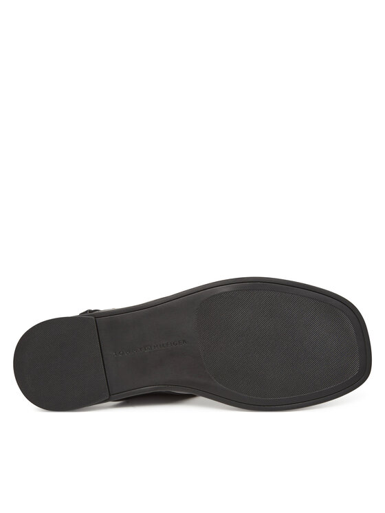 Tommy Hilfiger Tommy Hilfiger Szandál Color Block Thong Flat Sandal FW0FW08883 Fekete