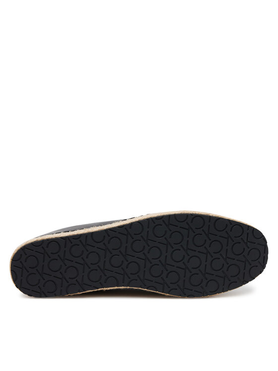Calvin Klein Calvin Klein Espadryle Espadrille W/Ck Hw - Lth HW0HW02390 Czarny