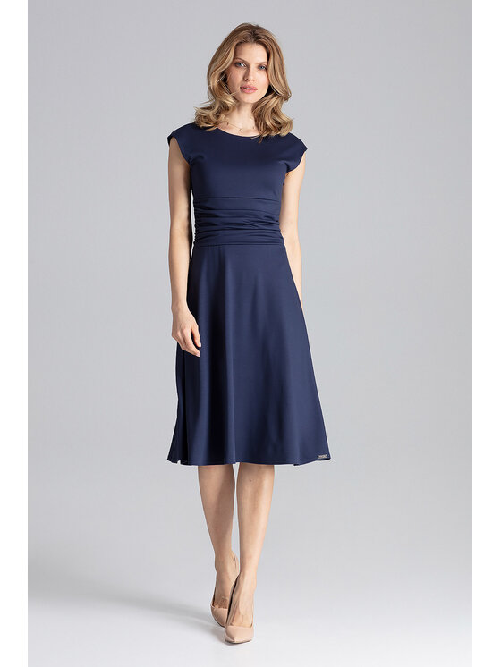 FIGL FIGL Vestito da giorno M660 Blu scuro Regular Fit