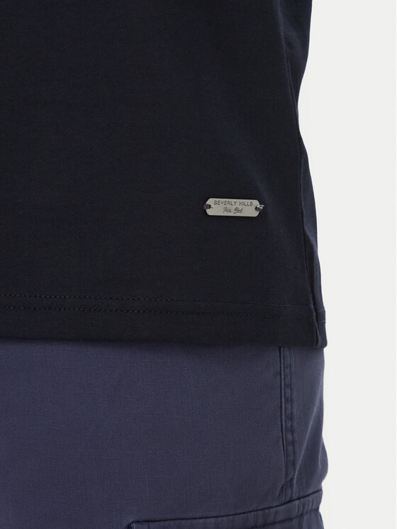 Beverly Hills Polo Club Beverly Hills Polo Club T-Shirt M1546 Σκούρο μπλε Regular Fit
