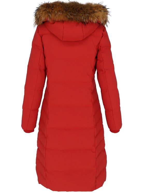 Perso Perso Vatovaná bunda BLH919021FX Červená Regular Fit