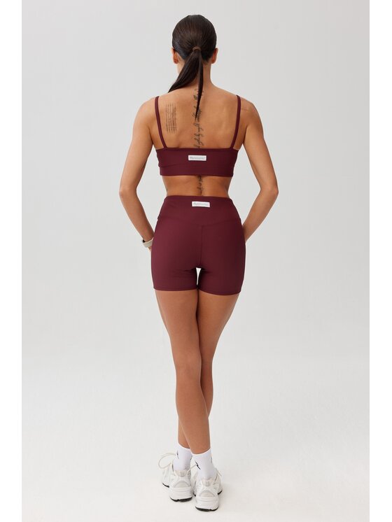 ROUGH RADICAL ROUGH RADICAL Pantaloncini sportivi AVEN SHORTS Bordeaux Slim Fit