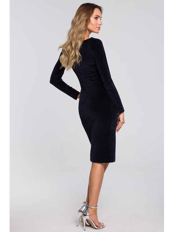 Made of Emotion Made of Emotion Abito da cocktail M565 Blu scuro A-Line Fit