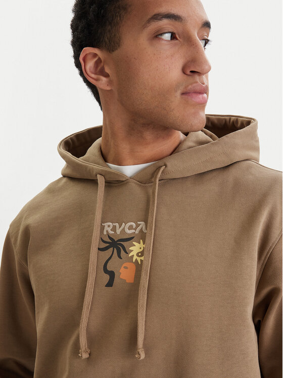 RVCA RVCA Majica dugih rukava Deep Think EVYSF00138 Bež Boxy Fit