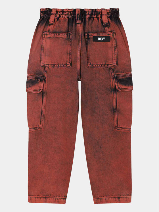 DKNY DKNY Jeansy D34B02 D Miedziany Regular Fit