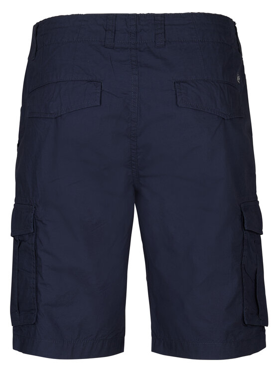 Petrol Industries Petrol Industries Pantalon scurți din material M-1050-SHO600 Bleumarin Cargo Fit