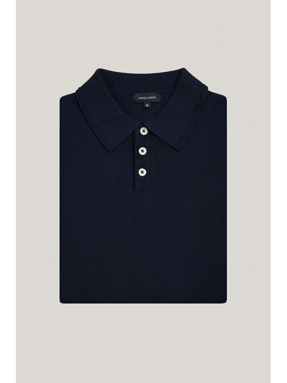 Próchnik Próchnik Polo PM7 PO073125000056 Granatowy Regular Fit