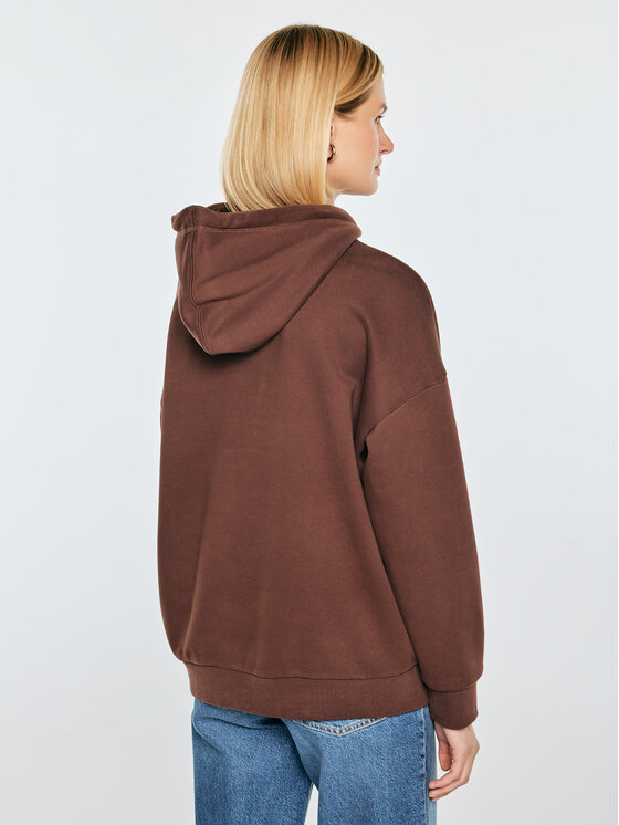 BIG STAR BIG STAR Bluza ROMANA Brązowy Basic Fit