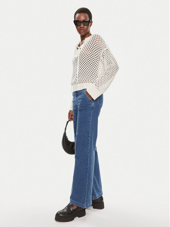 Brave Soul Brave Soul Megztinis LK-125HYDRO Écru Straight Fit