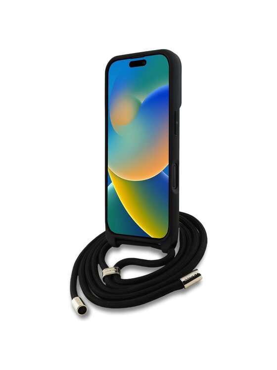 Guess Guess Etui na telefon Apple iPhone 16 Brązowy