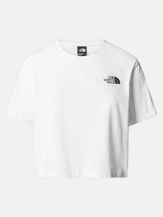 The North Face The North Face Póló Simple Dome NF0A87U4 Fehér Relaxed Fit