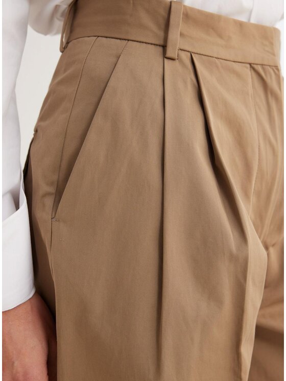 Róhe Róhe Pantaloni chino 410-30-067-095 Beige Regular Fit