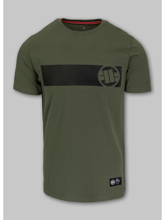 PITBULL PITBULL T-Shirt CASINO Zielony Regular Fit
