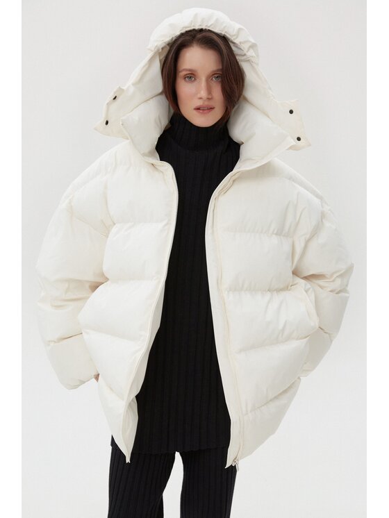 Estro Estro Giubbotto piumino ER00116216 Beige Oversize