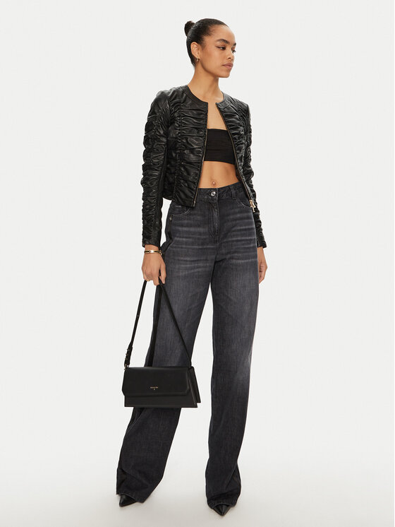 PINKO PINKO Prijelazna jakna Giasone 102993 A1KC Crna Regular Fit