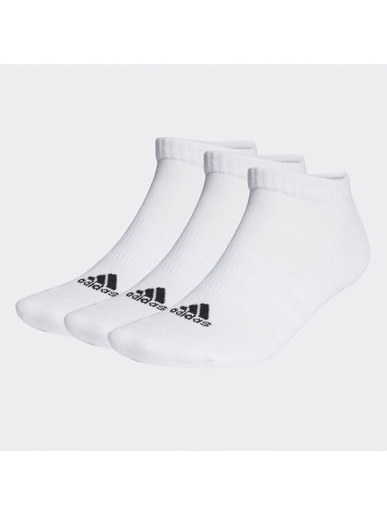 Șosete Scurte Unisex adidas Cushioned Low-Cut Socks 3 Pairs HT3434 Alb