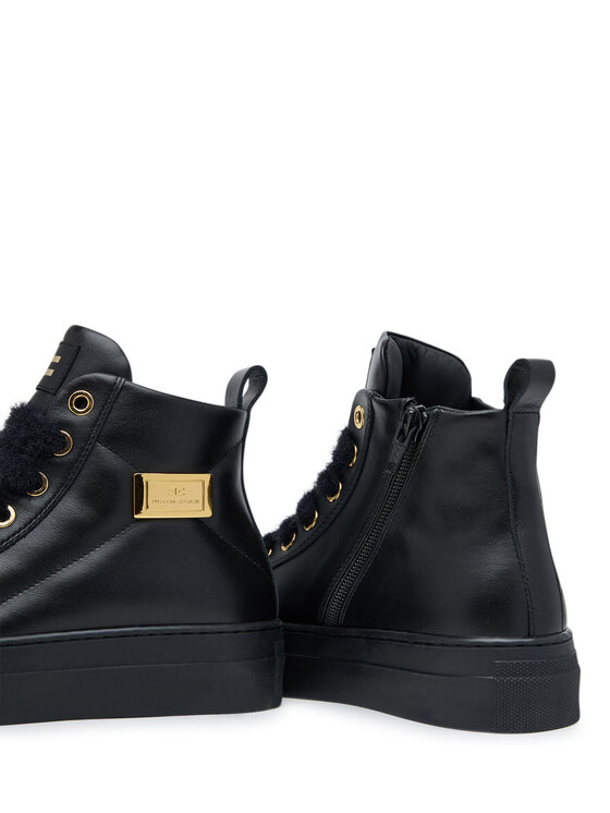 Elisabetta Franchi Elisabetta Franchi Botine High Top Lace UP F4-A9E-0362-1251930 S Negru