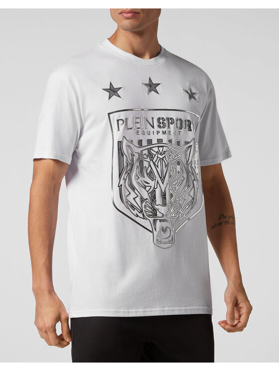 Plein Sport Plein Sport T-Shirt 2011 Biały Regular Fit