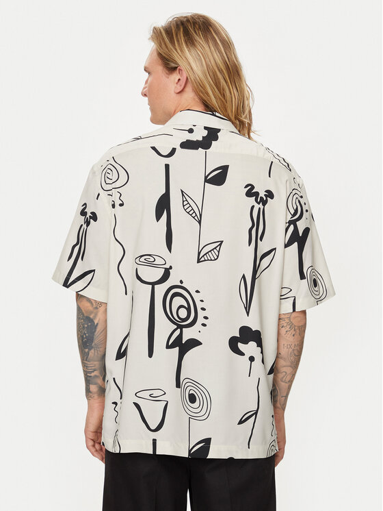 Selected Homme Selected Homme Πουκάμισο Slhrelax-Rajesh 16091066 Λευκό Relaxed Fit