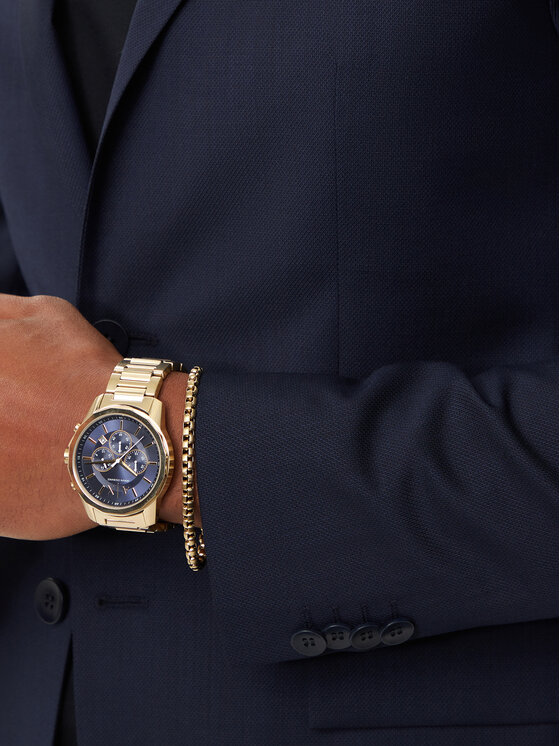 Armani Exchange Armani Exchange Laikrodis Banks AX7151SET Auksinė