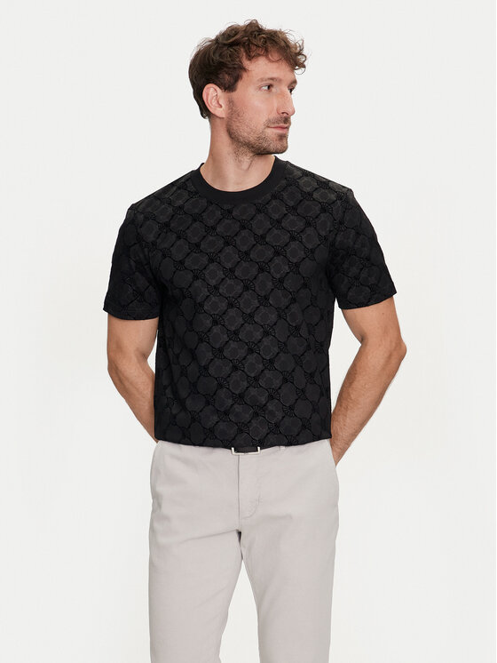 JOOP! JOOP! Póló 17 JJ-19Panos 30042885 Fekete Modern Fit