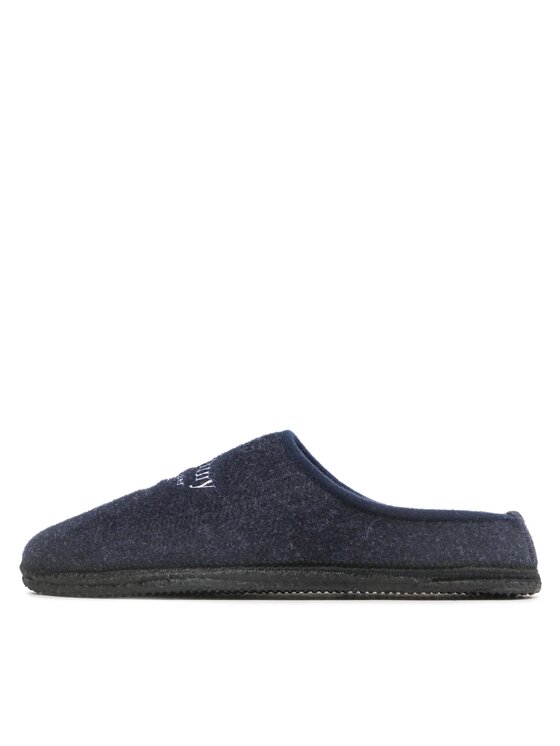Tommy Hilfiger Tommy Hilfiger Kapcie Indoor Slipper T3B0-32556-1506 S Granatowy
