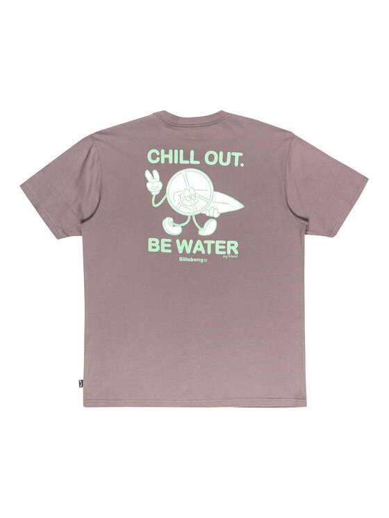 Billabong Billabong T-särk Gimmicks EBYZT00363 Lilla Regular Fit