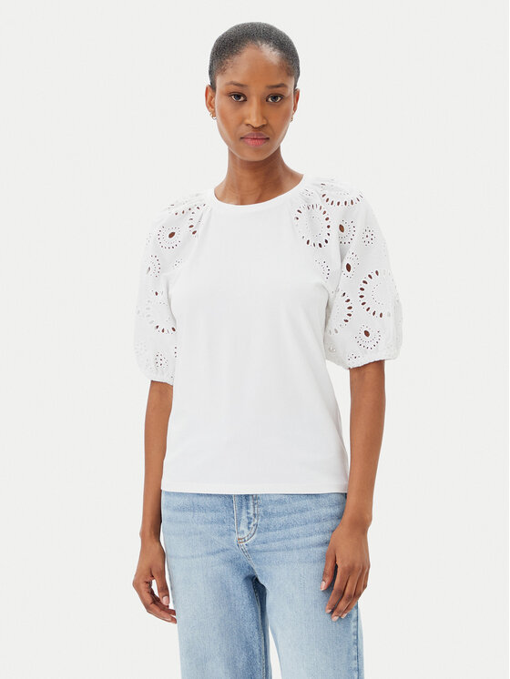 French Connection Blúzka 76YAS 10 Biela Regular Fit