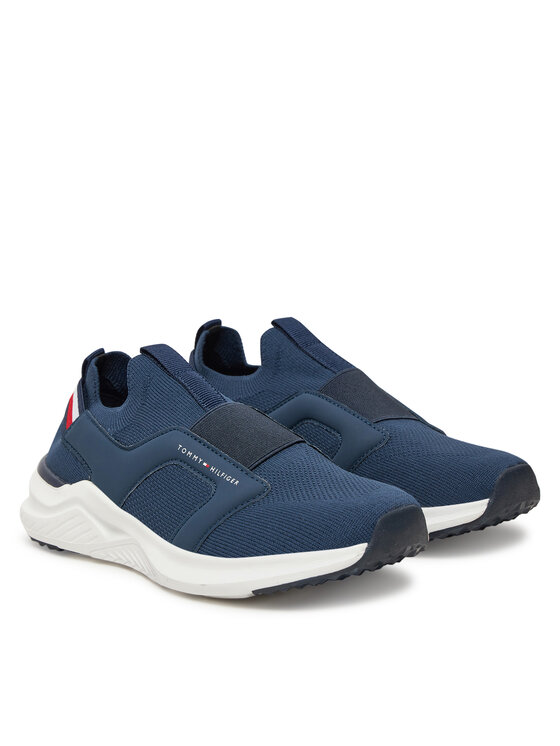 Tommy Hilfiger Tommy Hilfiger Sneakersy T3X9-33880-1219800 Granatowy