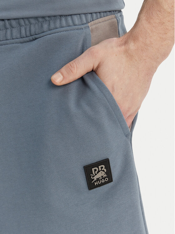 HUGO HUGO Szövet rövidnadrág Despen_RB 50559712 Szürke Relaxed Fit