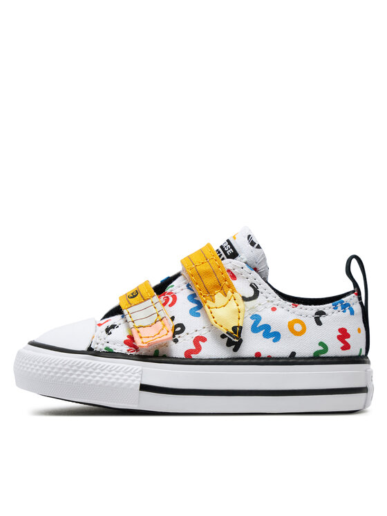 Converse Converse Trampki Chuck Taylor All Star Easy-On Doodles A07219C Biały