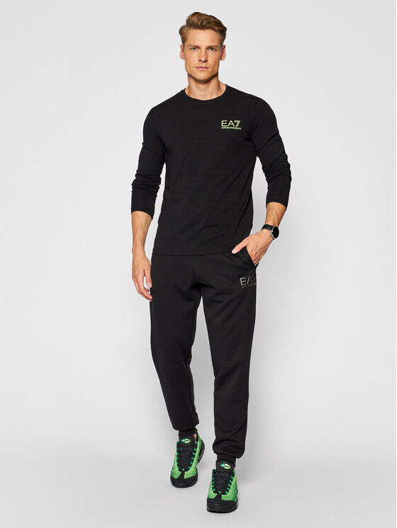 EA7 Emporio Armani EA7 Emporio Armani Longsleeve 6KPT33 PJ9TZ 1200 Nero Slim Fit