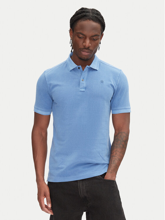 G-Star Raw G-Star Raw Polo Dunda D11595-D756 Zielony Slim Fit