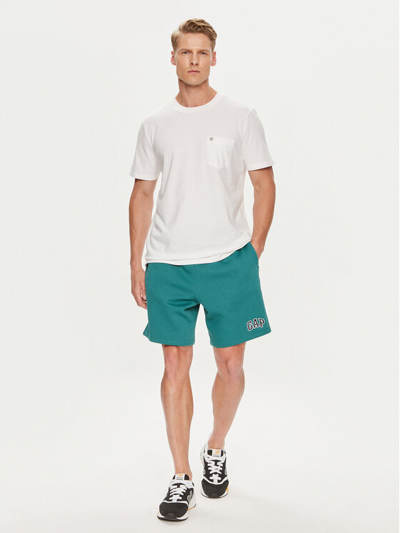 Gap Gap T-Shirt 857901-04 Biały Regular Fit