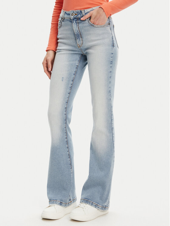 United Colors Of Benetton United Colors Of Benetton Farmer 4OTADE00F Kék Flare Fit