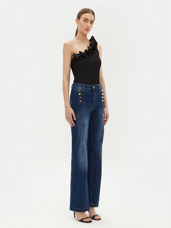 Fracomina Fracomina Jeans hlače FR25SV2013D46093 Mornarsko modra Regular Fit