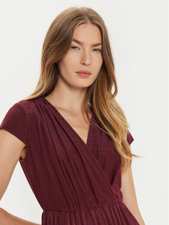 Motivi Motivi Коктейльна сукня 7236W001352N Бордовий Regular Fit