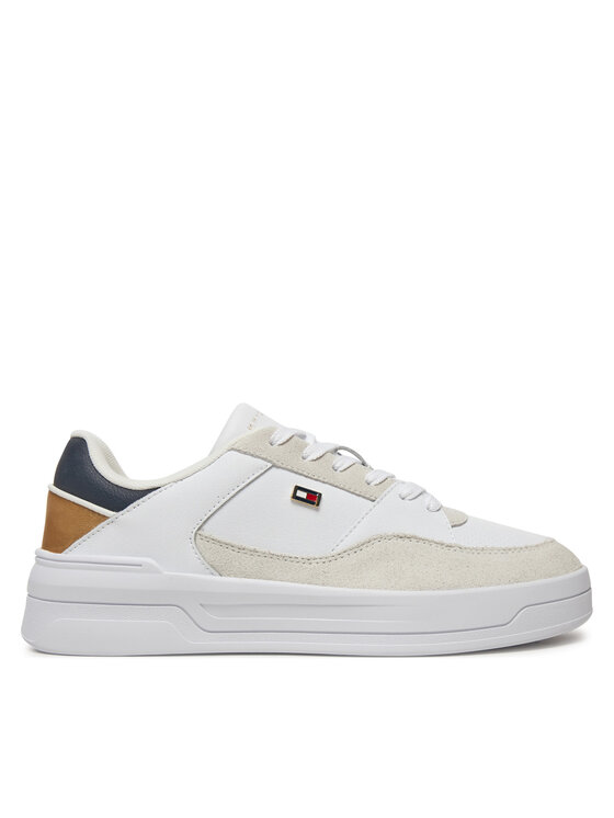 Sneakers Tommy Hilfiger Essent Basket FW0FW08615 Alb