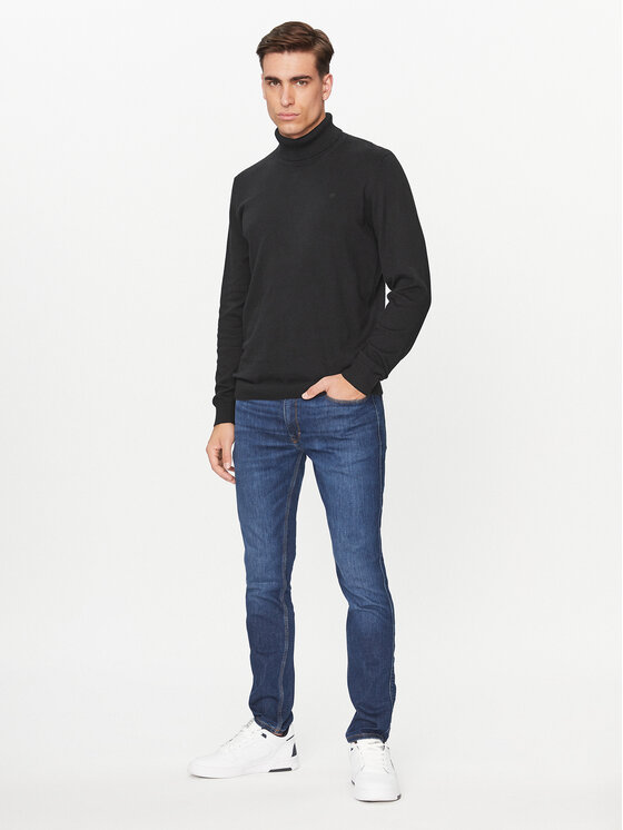 Wrangler Wrangler Golf 112343093 Czarny Regular Fit