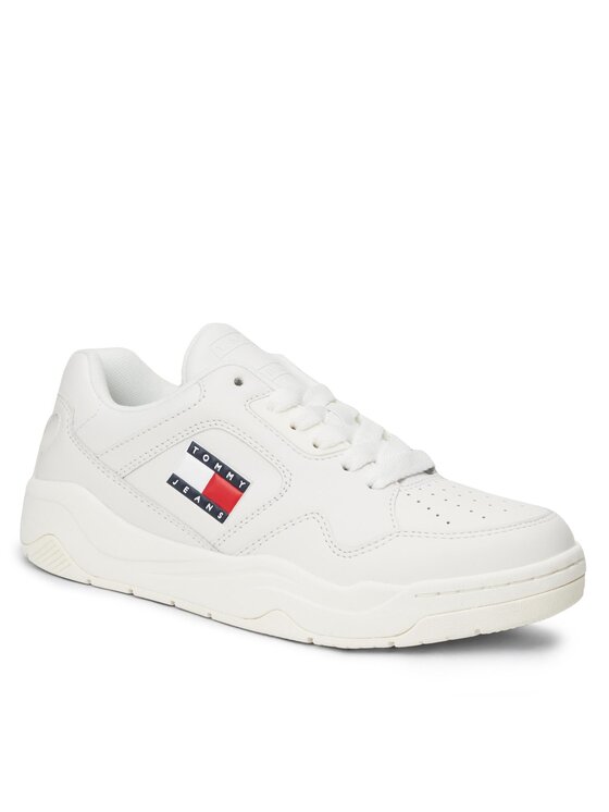 Tommy Jeans Tommy Jeans Laisvalaikio batai Tjw New Basket Sneaker Lc EN0EN02524 Écru