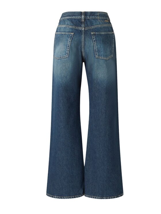 PINKO PINKO Jeans Wanda wide leg soft ocean Blu scuro Regular Fit