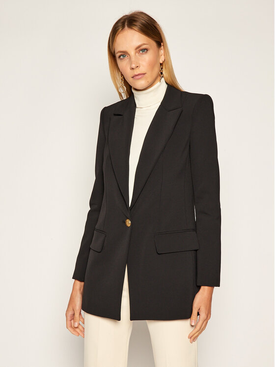 Elisabetta Franchi Elisabetta Franchi Švarkas GI-945-06E2-V409 Juoda Regular Fit