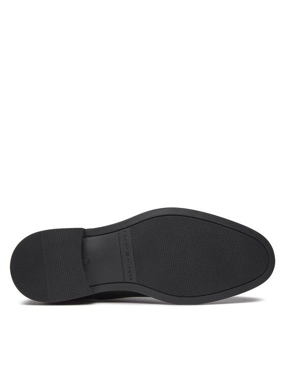 Tommy Hilfiger Tommy Hilfiger Μποτίνια Core Rwb Hilfiger Lth L Boot FM0FM04804 Μαύρο