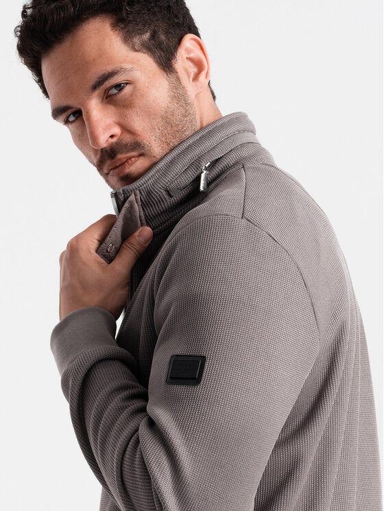 Ombre Ombre Bunda pro přechodné období OM-JANP-0154 Béžová Regular Fit