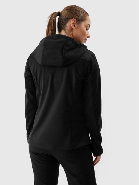 4F 4F Giacca softshell 4FWSS24TSOFF215-20S Nero Regular Fit
