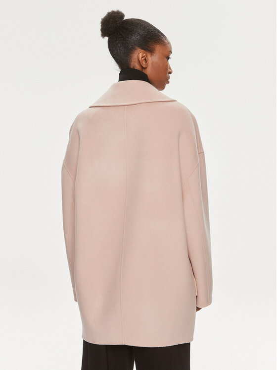 PINKO Pinko Cappotto di lana Emoticon 102569 Y27P Beige Relaxed Fit