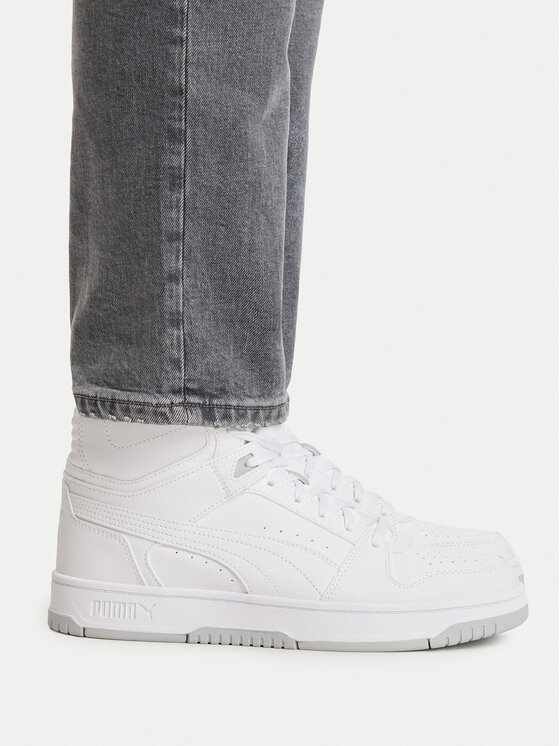 Puma Сникърси Rebound Slam Mid 407168 05 Бял