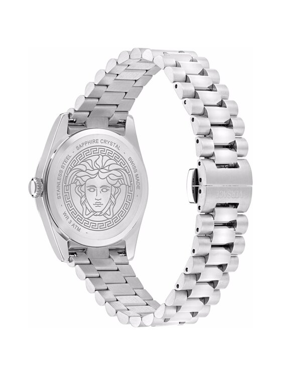 Versace Versace Zegarek VE0E00225 Srebrny