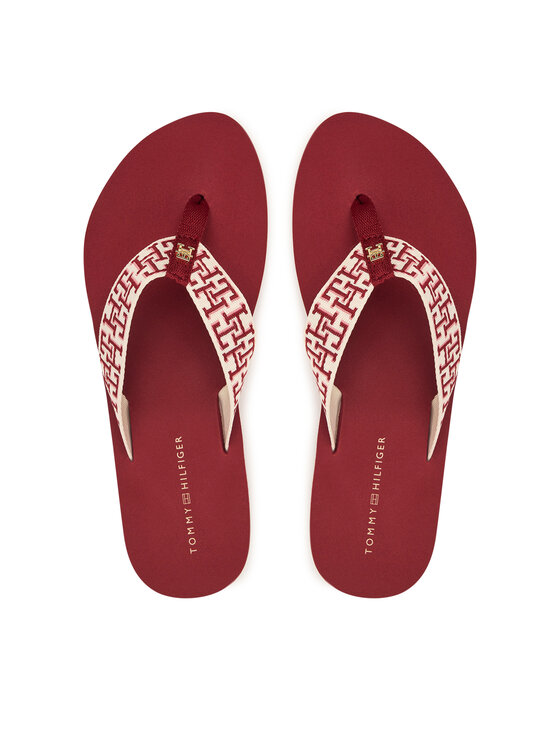 Tommy Hilfiger Flip flop Corportate Sandal FW0FW09610 Roșu