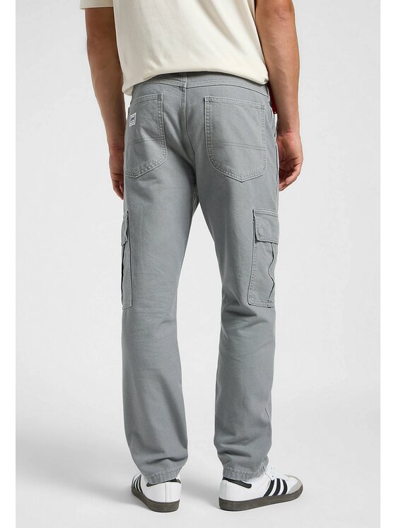 Lee Lee Spodnie materiałowe CARGO PANT HD Szary Cargo Fit